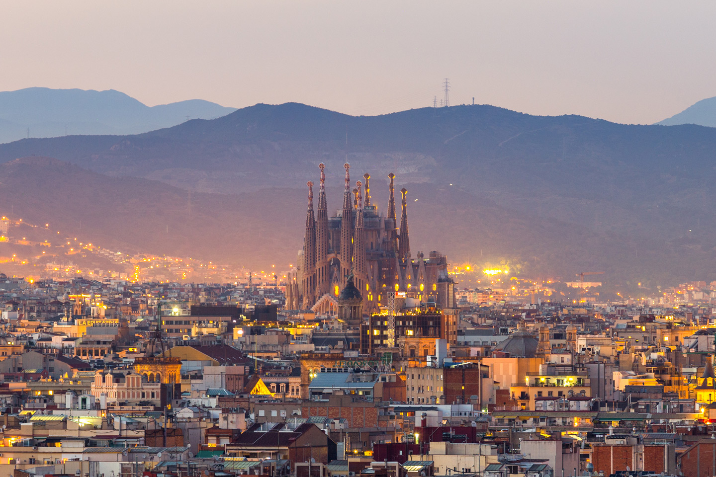 Panorama Barcelony + Park Güell