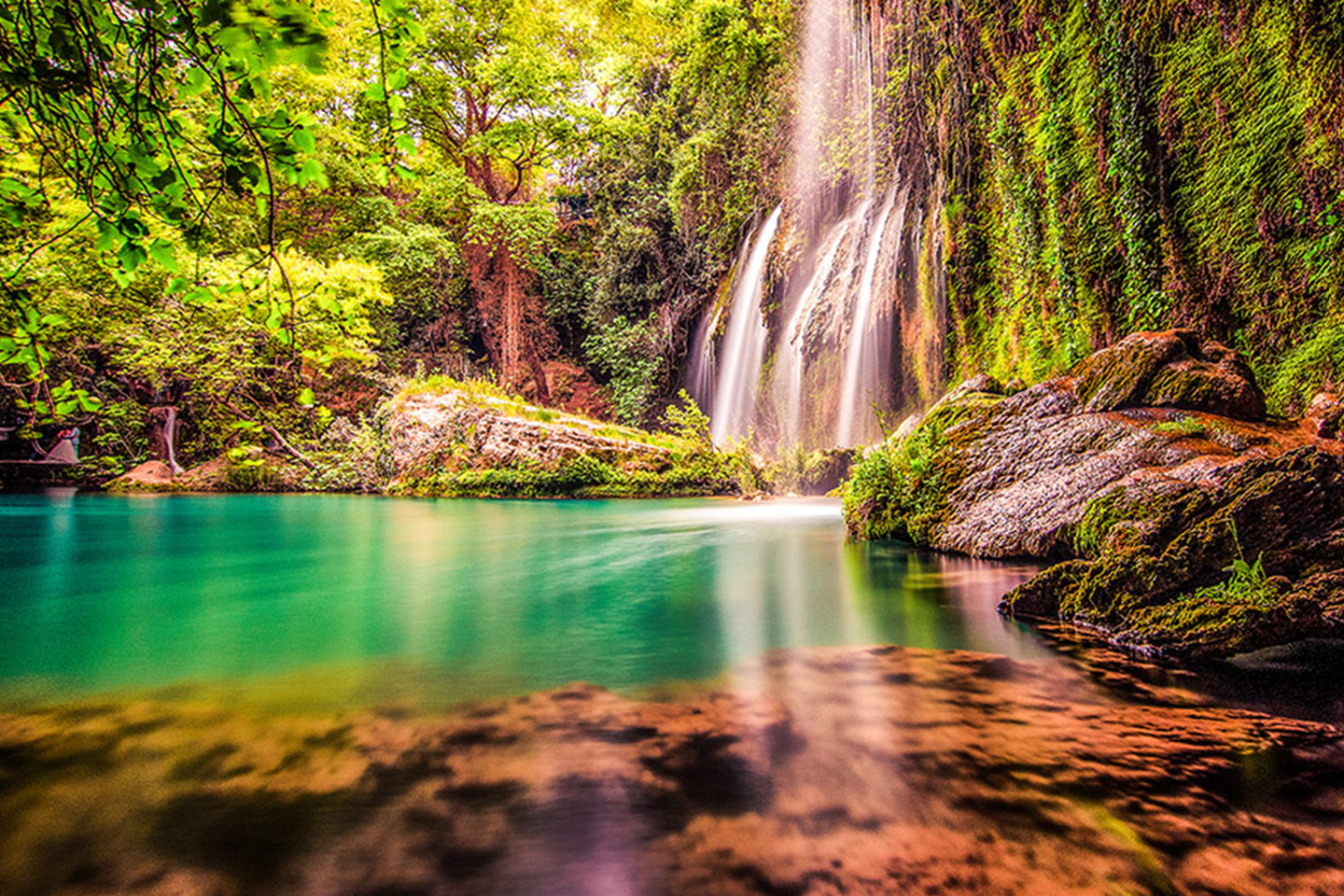 Green River & 2 Waterfalls