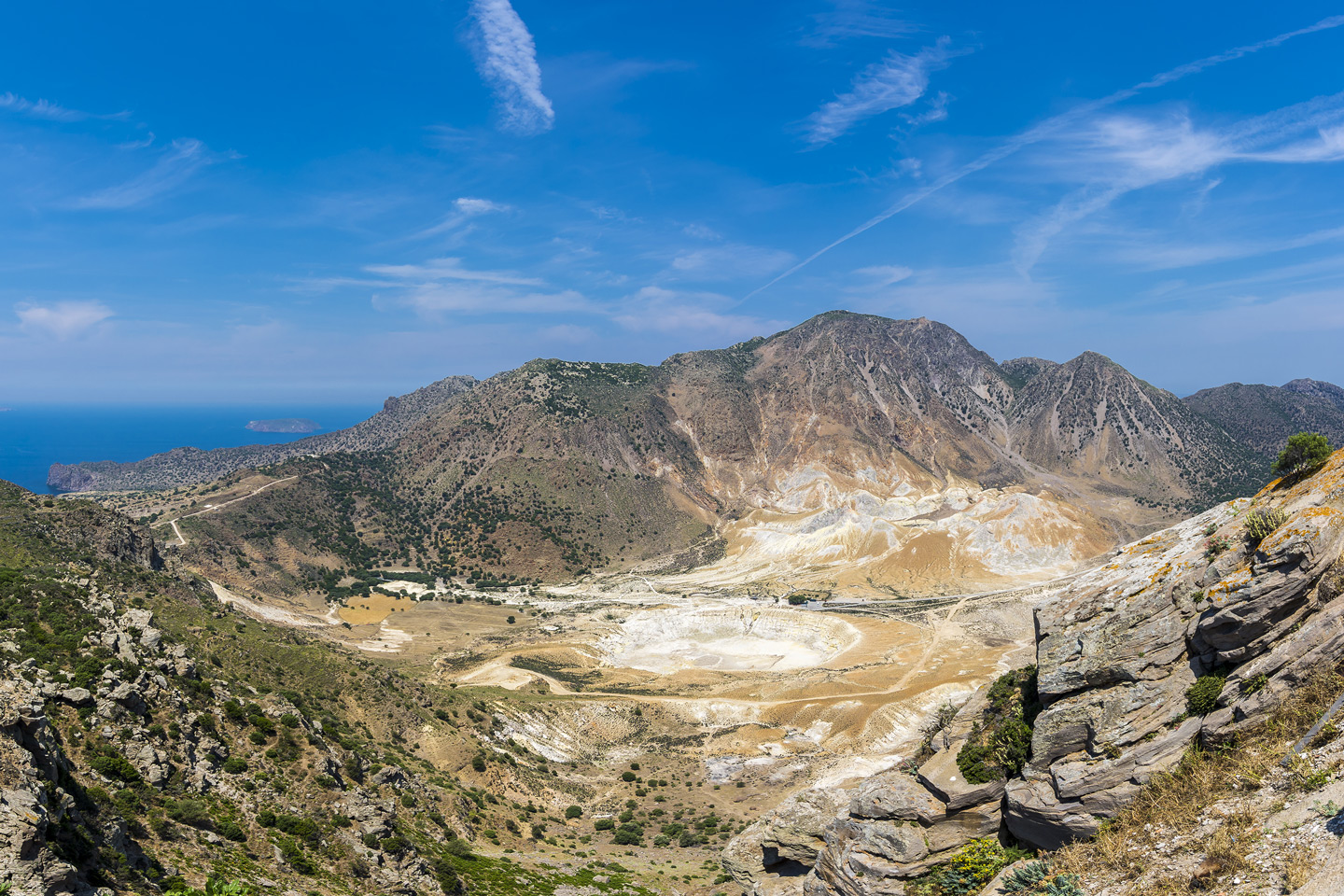 Nisyros - Wyspa Jak Wulkan Gorąca