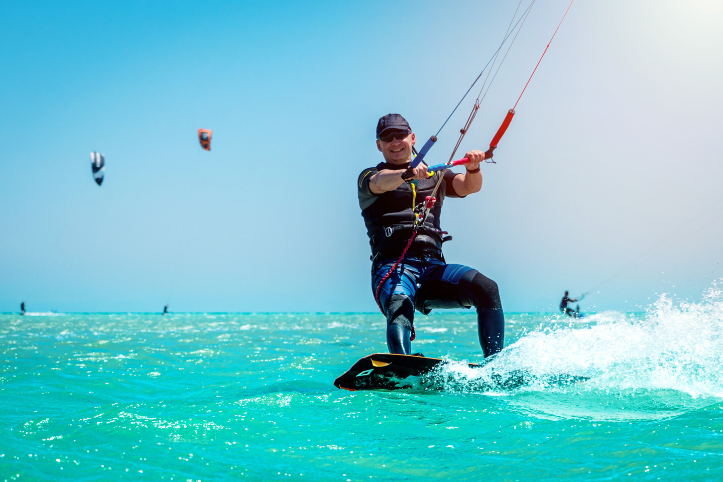 Kitesurfing