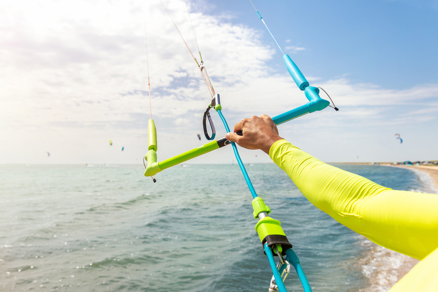 Kitesurfing