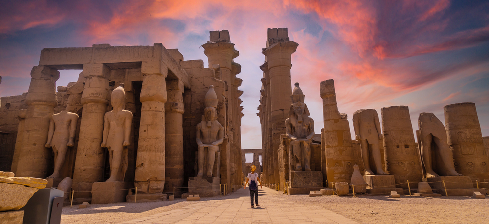 Luxor samolotem